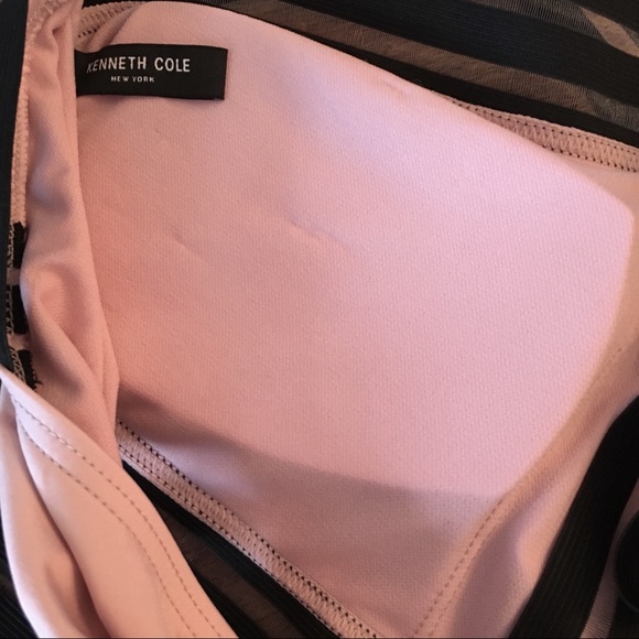 Kenneth Cole Blush One Piece Hign Neck Swimsuit - Picture 7 of 7